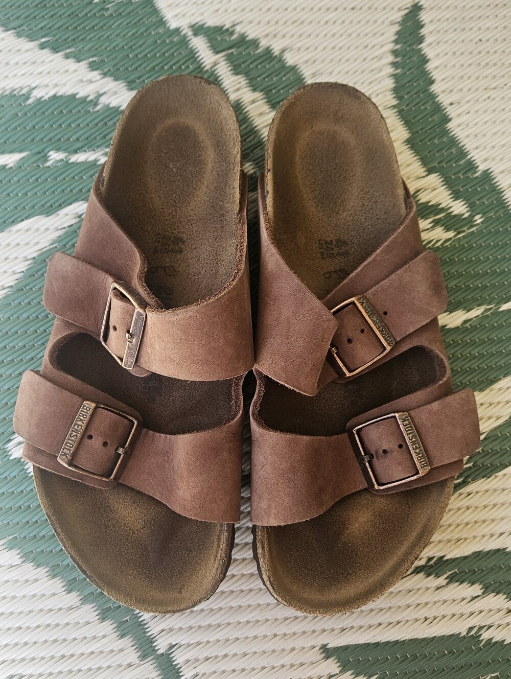 Birkenstock Brown Arizona Two-Strap Sandals